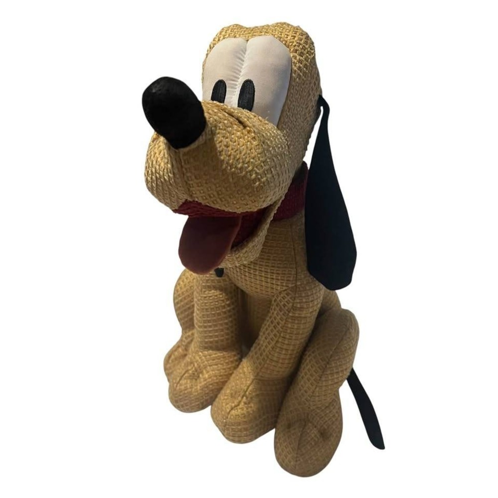 Disney Parks 80th‎ Anniversary Pluto Limited Edition Plush Woven Fabric LE 571